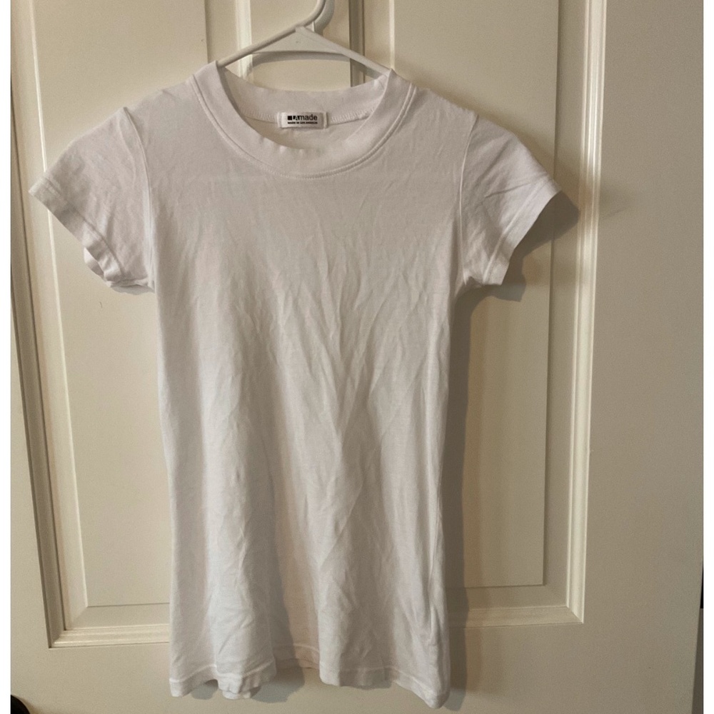 LA Made - Basic Crew Neck Tee - White